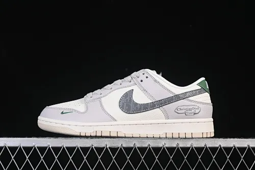 All Categories Nk SB Dunk Series Nk SB Dunk Low High-end Customized Low-top Shoes Nike SB Dunk Low Dior Co-branded Gray Green Tail Anniversary High-end Customized Low-top Casual Shoes ZH2588-276